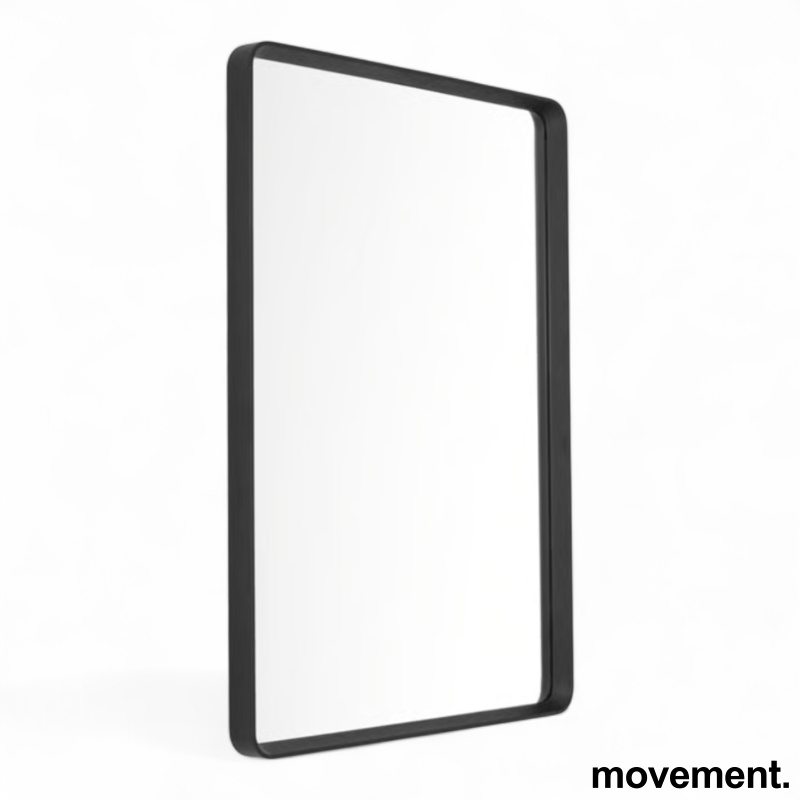 Norm speil 50x70cm Sort, Pent brukt