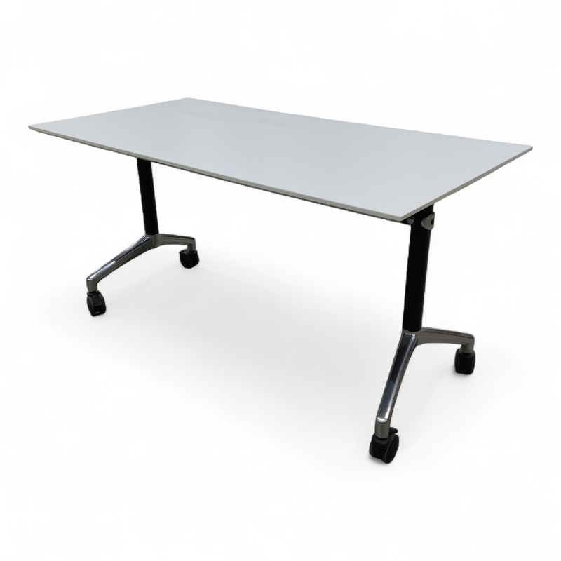 Flip Top 140x70cm Hvit laminat,