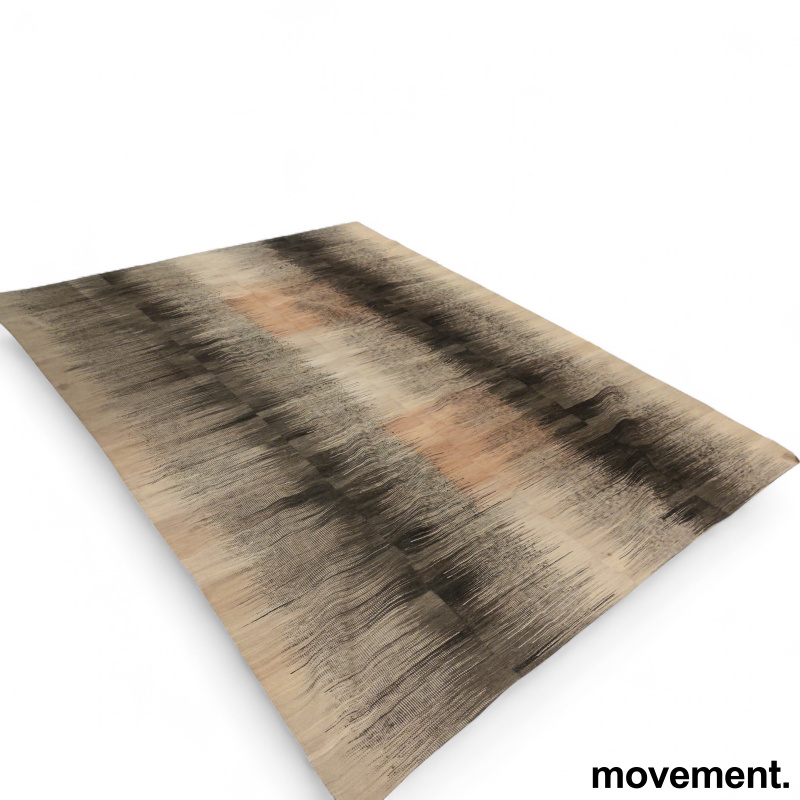 Flatvevd teppe 286x205cm Bruntoner - 1 / 2