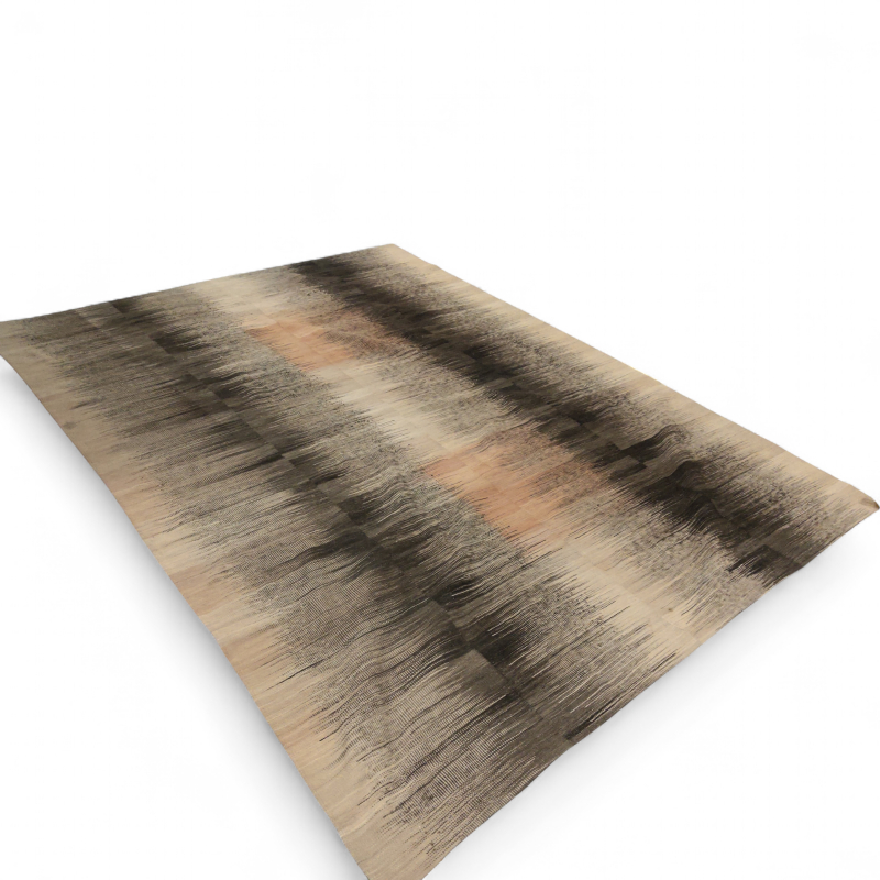 Flatvevd teppe 286x205cm Bruntoner