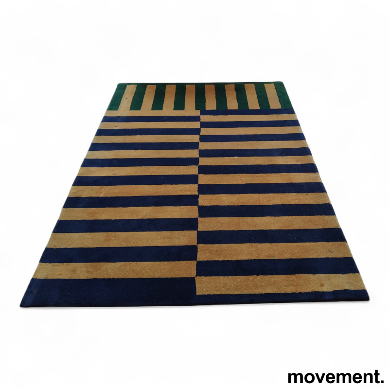 Stripe 235x170cm Grønt, blått og - 1 / 2