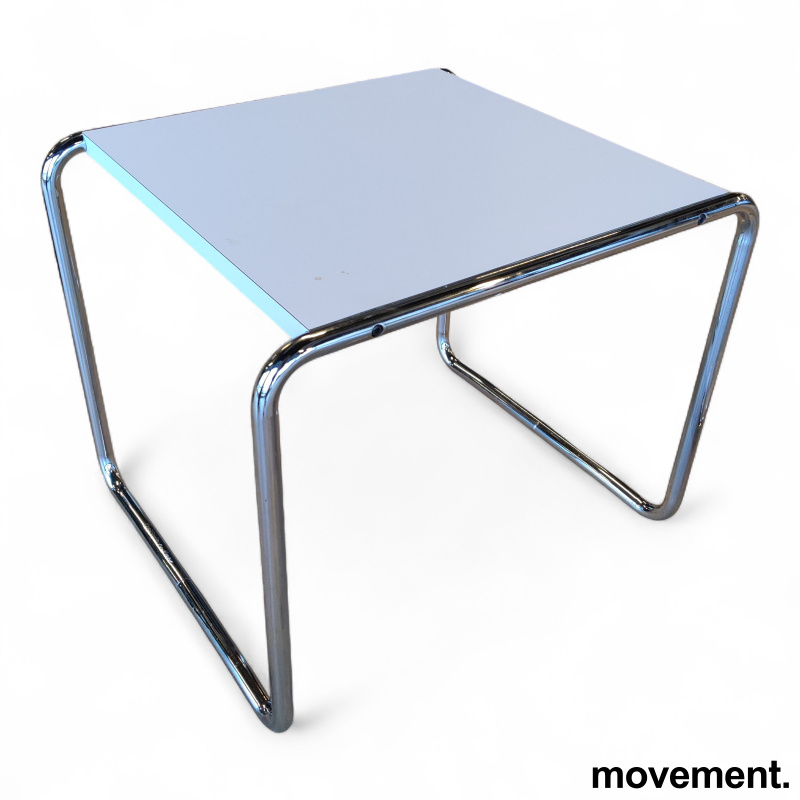 Laccio side table Hvit laminat krom - 1 / 3