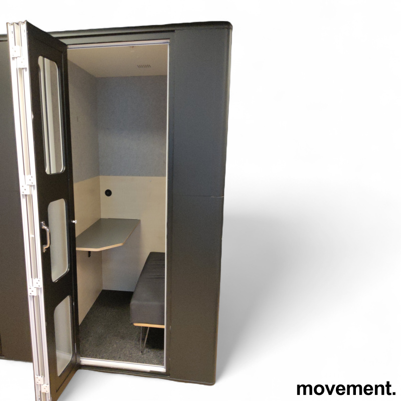 Hallo phone booth Sort, Pent brukt - 2 / 2