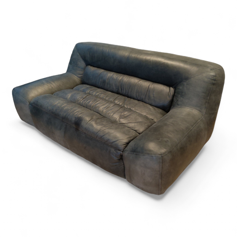 Bendum sofa 2-seter Grågrønt skinn,