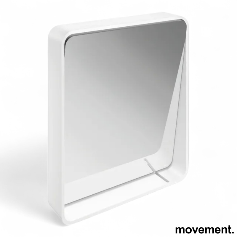 System 800 vippespeil 58x68cm Hvit,