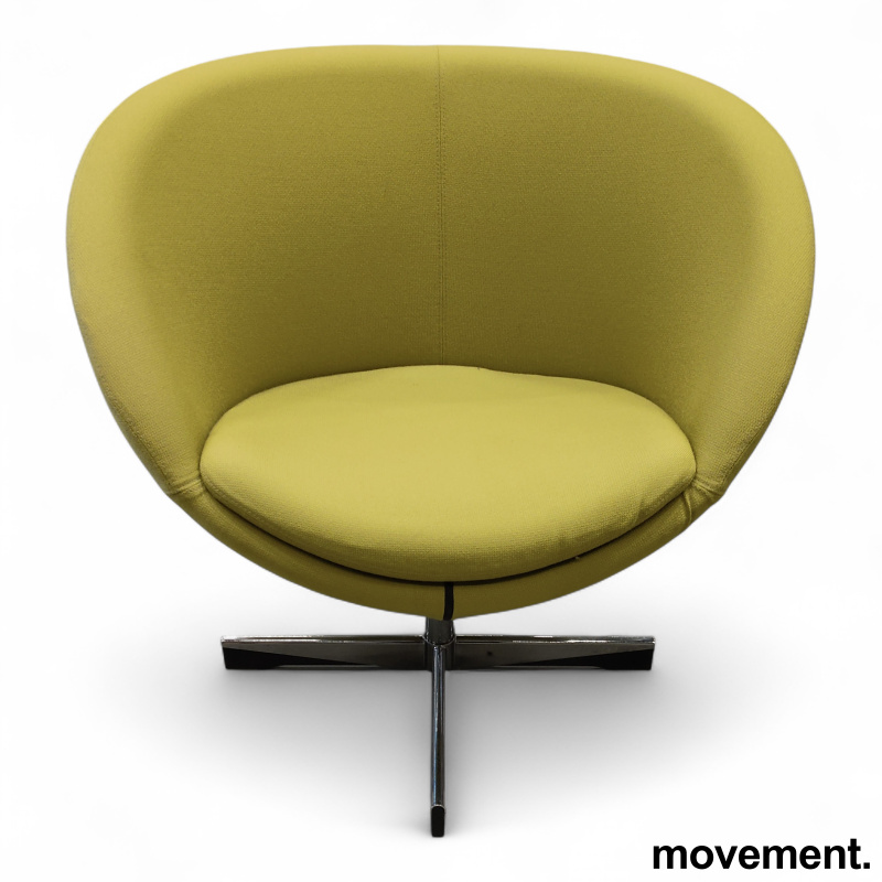 Planet Limegrønt stoff, ben i krom,