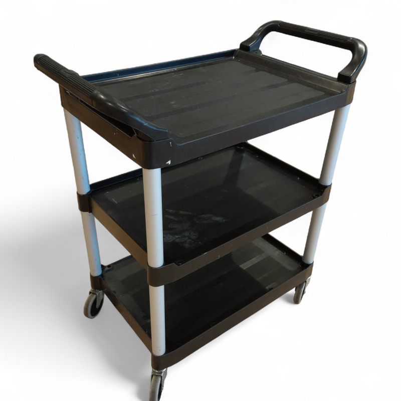 Trillebord 85x45x90+håndtak Sort,