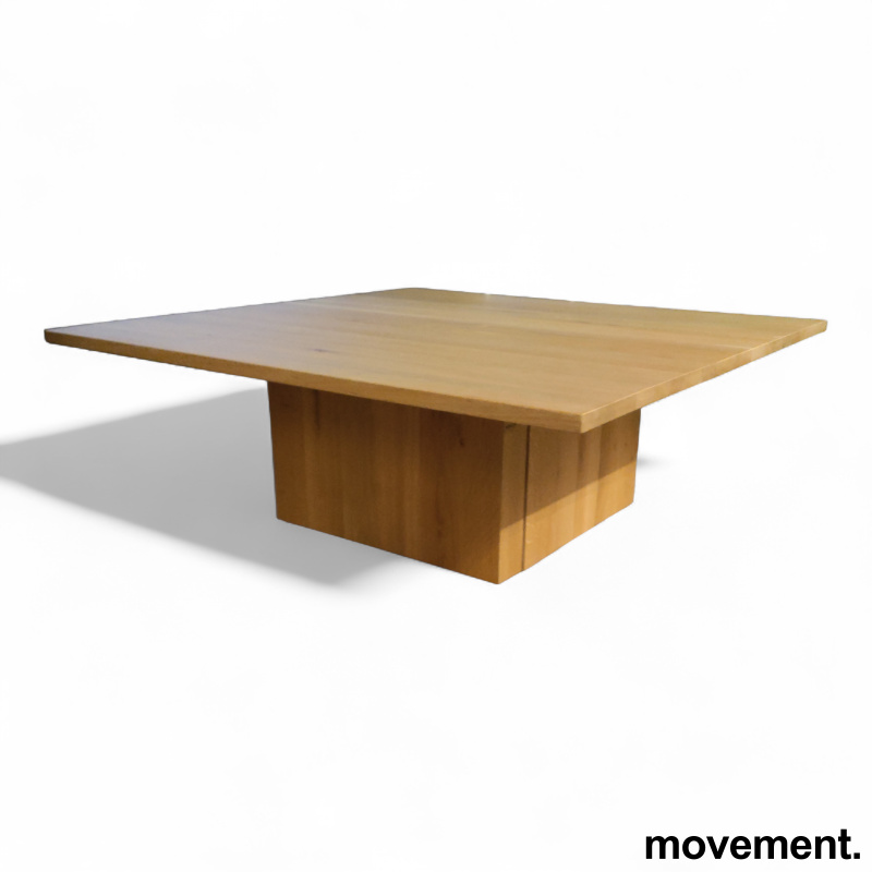 Loungebord 120x120cm Eik, Godt - 1 / 2