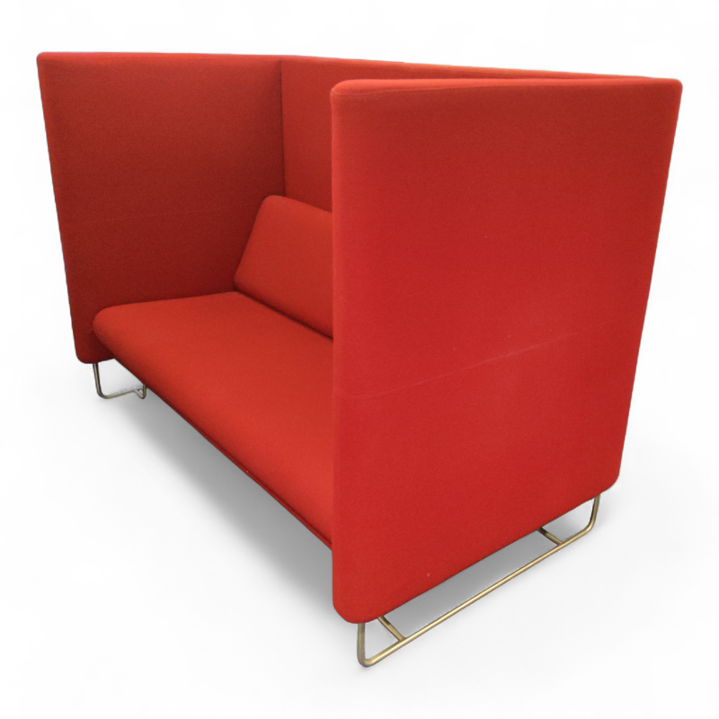 Pacific 2-seter High back Rødrosa