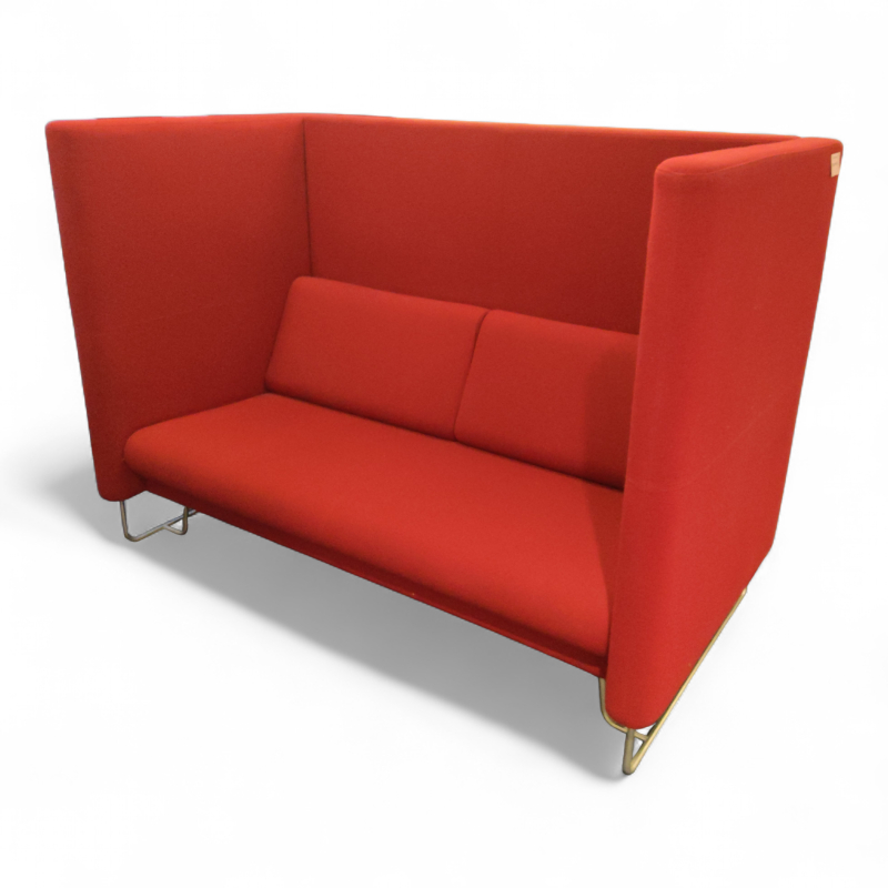 Pacific 2-seter High back Rødrosa