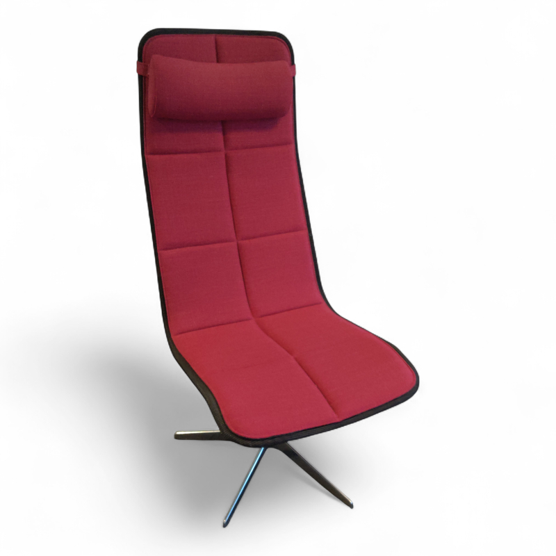 Kite loungestol Rosa stoff, sort