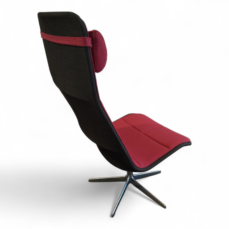 Kite loungestol Rosa stoff, sort