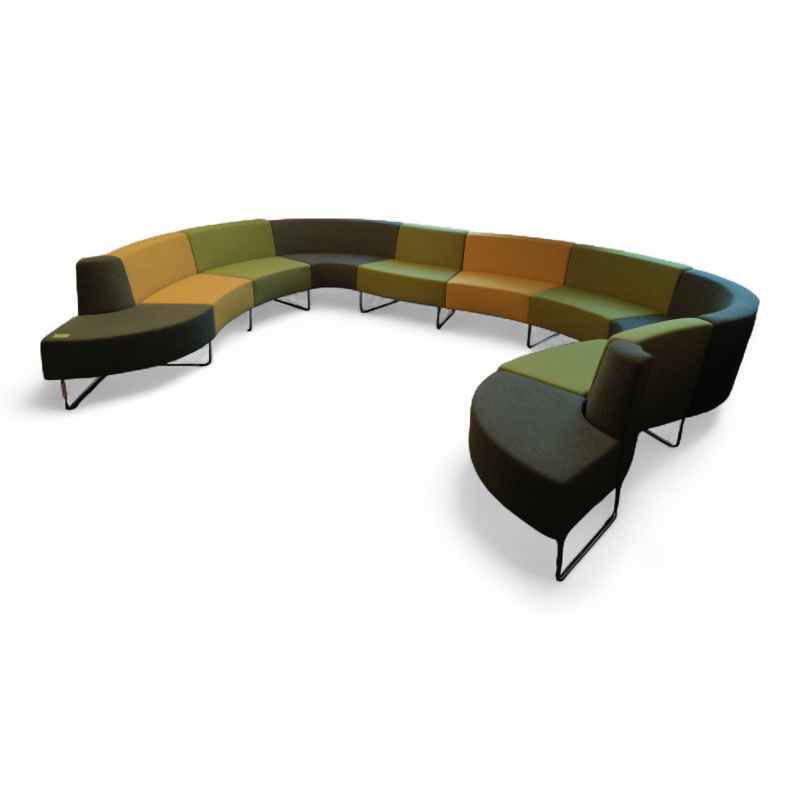 Gap modulsofa 10 moduler Grønt