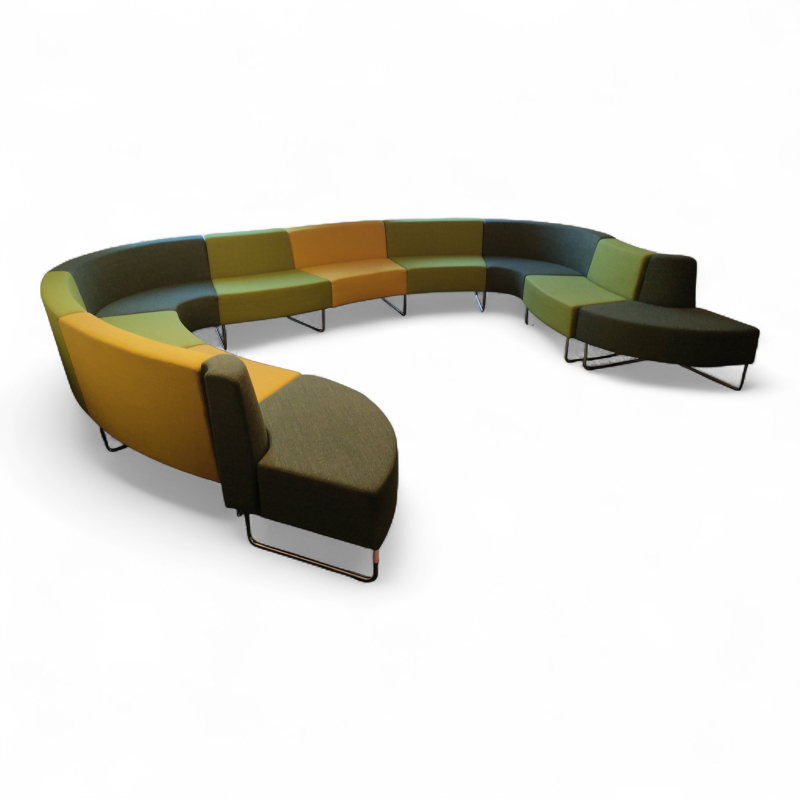 Gap modulsofa 10 moduler Grønt