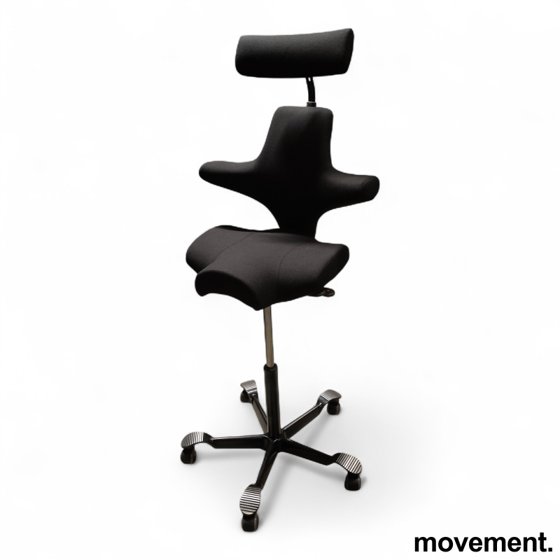 Capisco 8107 med nakkepute høy Sort - 1 / 2