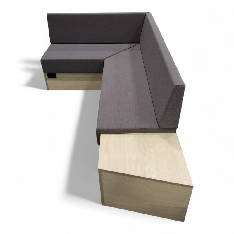 Plassbygd sofa 130x220cm hjørne