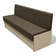 Plassbygd sofa 190x60cm Brunt stoff - 2 / 2