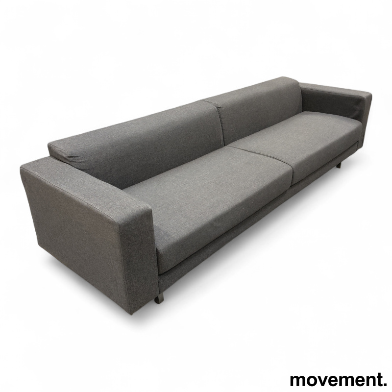 Largo 3-seter sofa Grått stoff, - 3 / 4