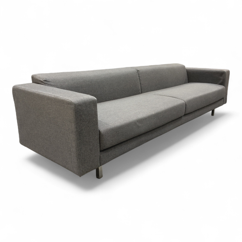 Largo 3-seter sofa Grått stoff,