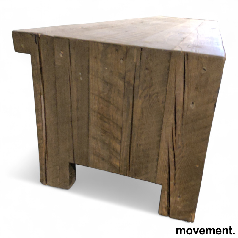 Benk 220x53cm heltre Mørk brun, - 3 / 4