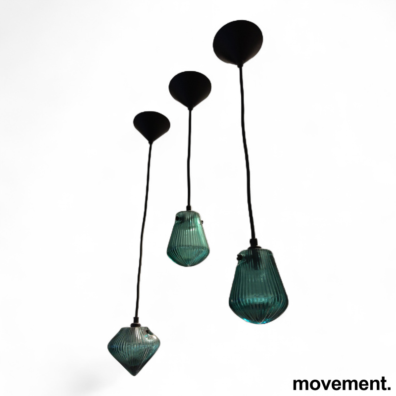 Bead  Grønt glass, Pent brukt - 2 / 3