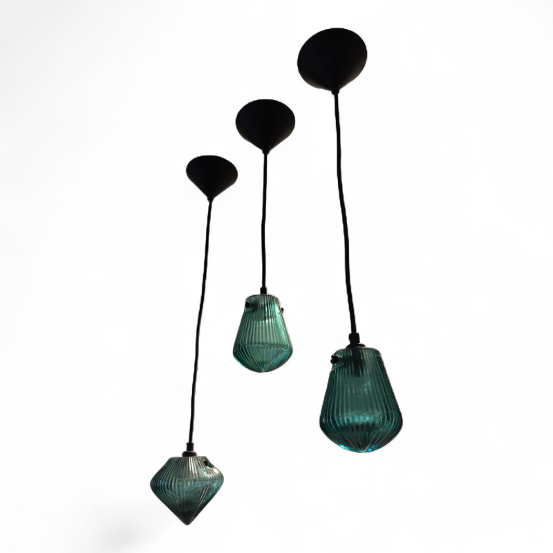 Bead  Grønt glass, Pent brukt