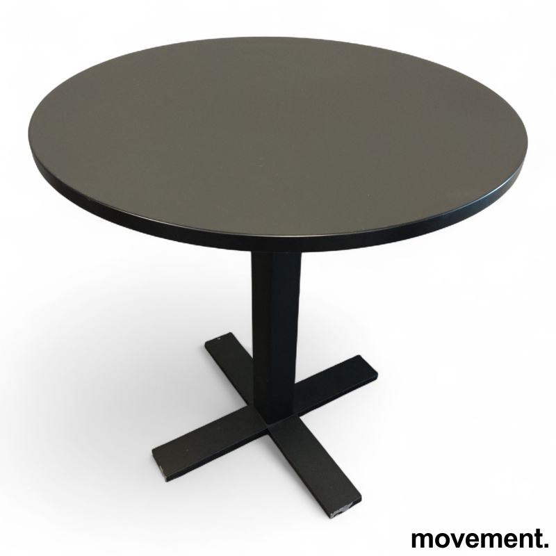 Vx kafebord Ø70 cm Sort linoleum - 1 / 2