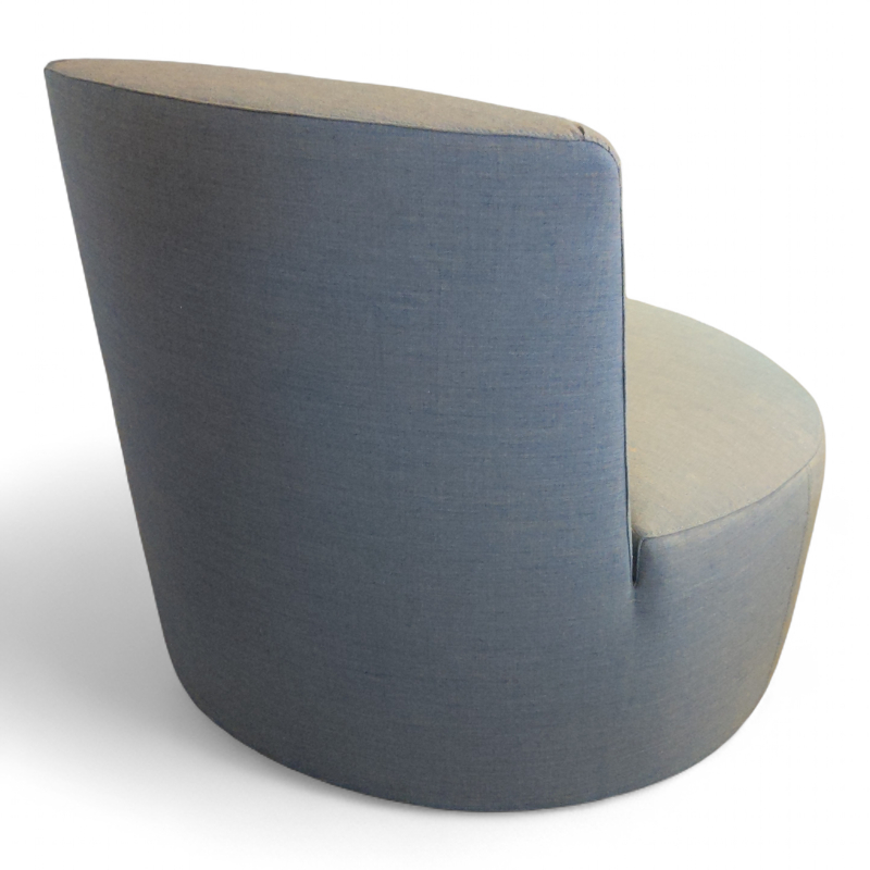 Baobab Lys blått stoff orange