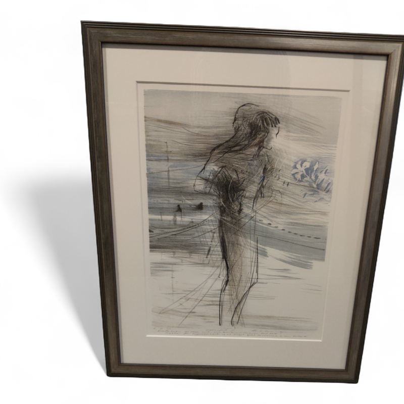 Litografi av Runi Langum "Comfort