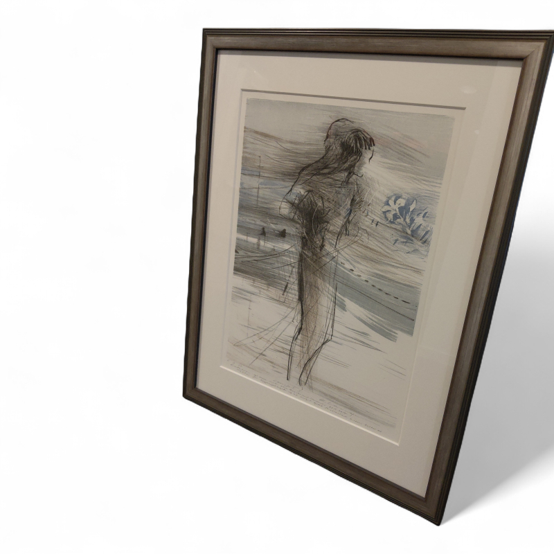 Litografi av Runi Langum "Comfort