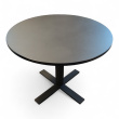 Vx kafebord Ø90cm Sort linoleum - 1 / 2