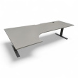 Vx hjørnebord 240x120cm Lys grå - 1 / 3