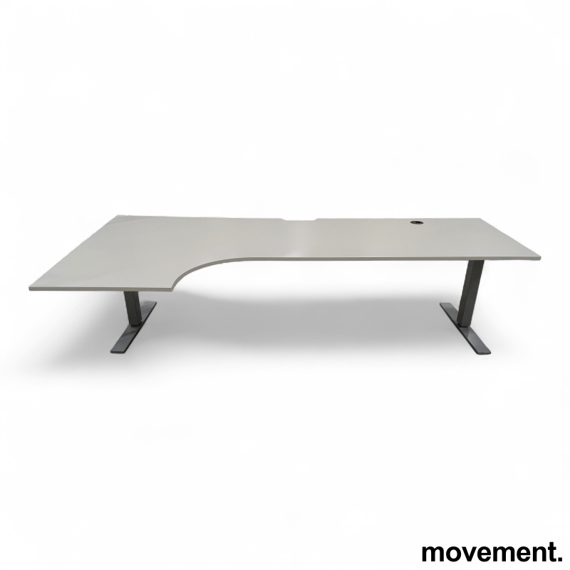 Vx hjørnebord 240x120cm Lys grå - 3 / 3
