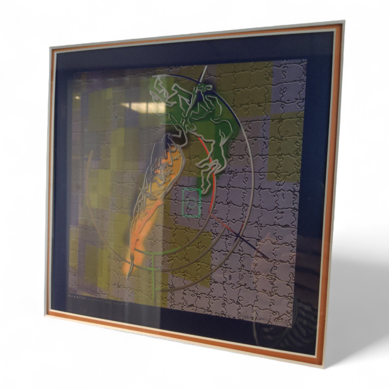 Bilde 90x90cm Gulrot, Pent brukt