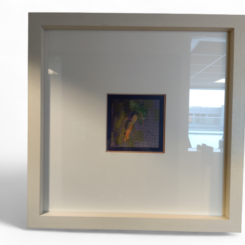 Bilde 90x90cm Gulrot, Pent brukt