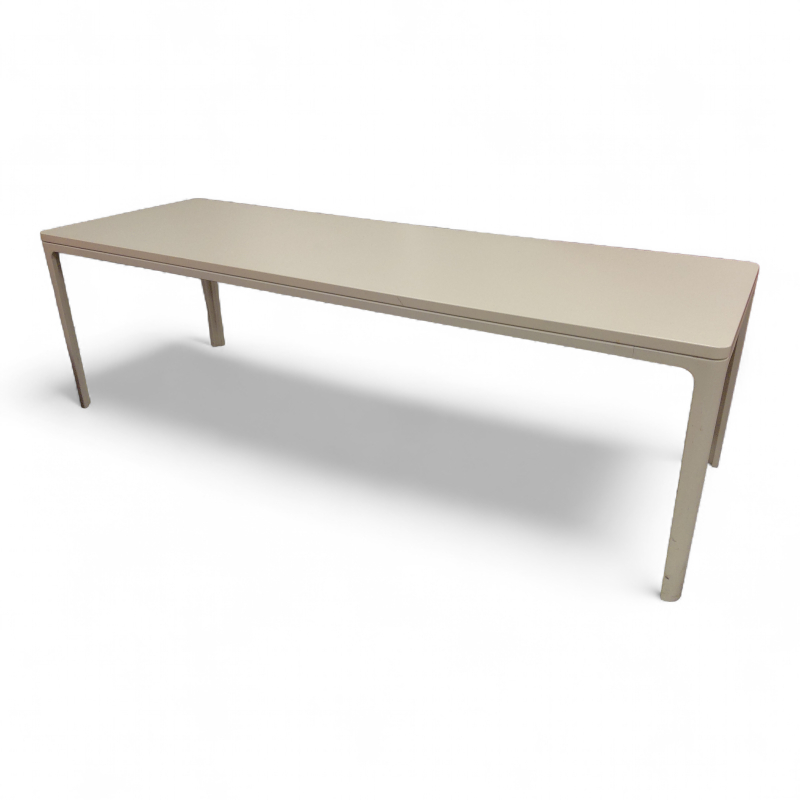 Plate table 120x40x36cm Hvit, Brukt