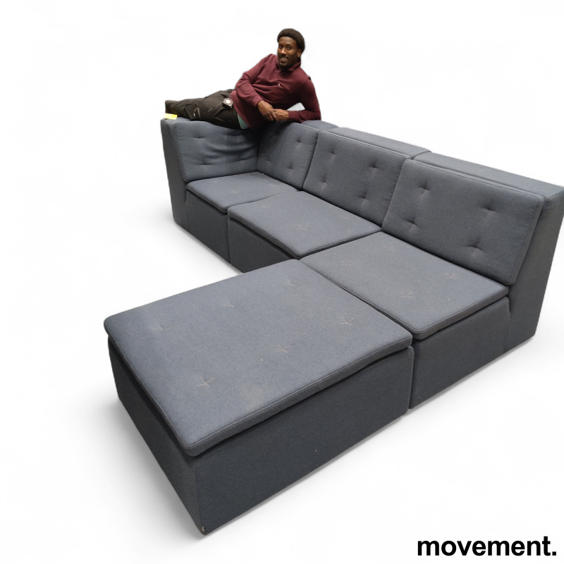 Hippione modulsofa, 2x rett, 1x
