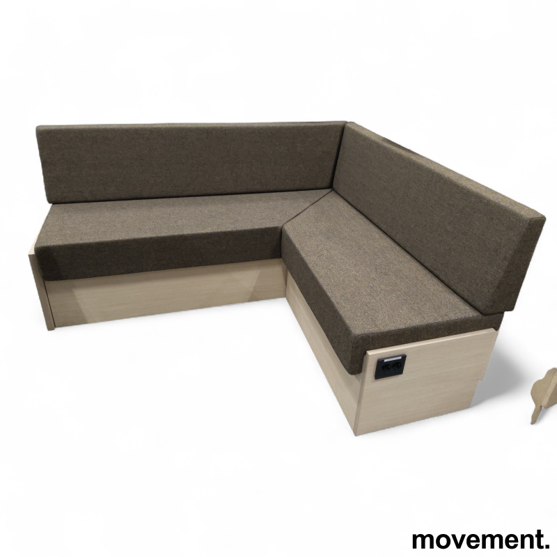 Plassbygd sofa 172x149cm  Brunt - 3 / 4