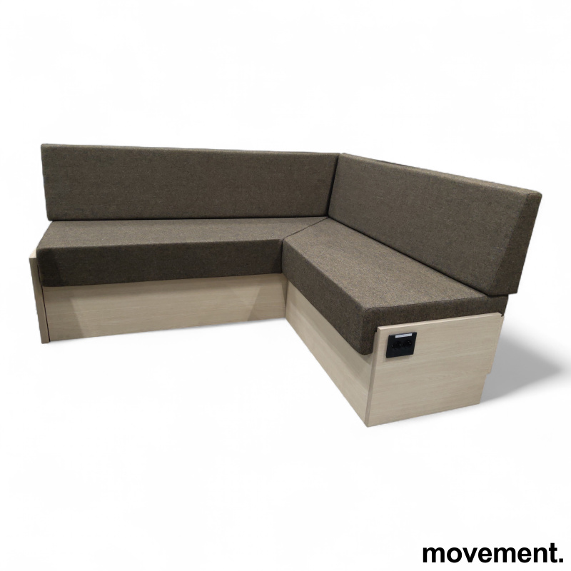 Plassbygd sofa 172x149cm  Brunt - 1 / 4