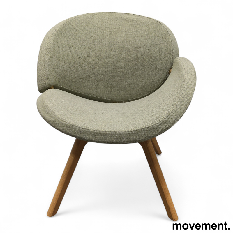 Twin med treben Lyst grønt stoff, - 1 / 2