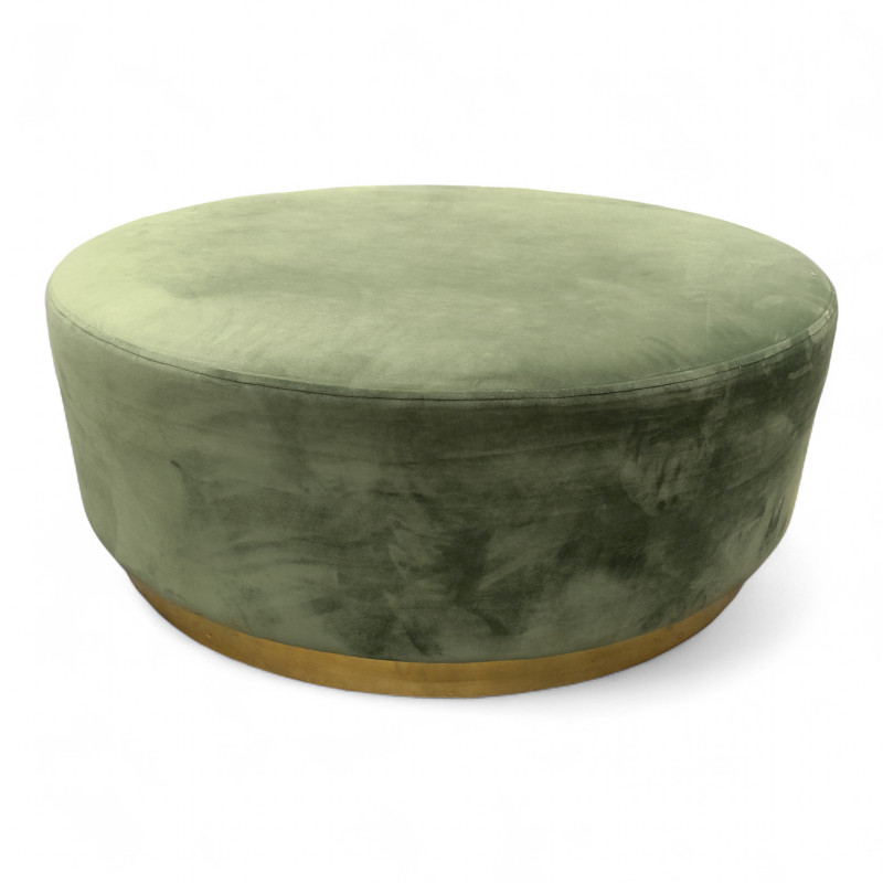 Puff Ø=100cm, høyde 38cm Grønt