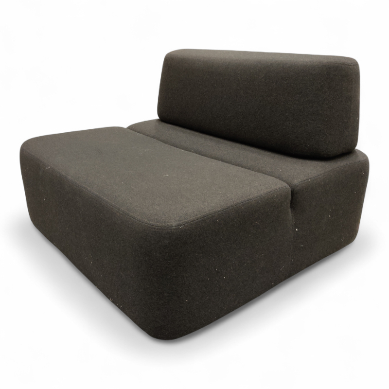 Movie lenestol Brunt stoff, Pent