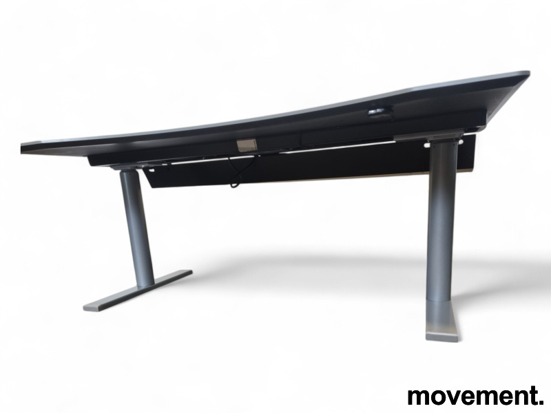 Skrivebord med magebue 160x90cm - 3 / 5