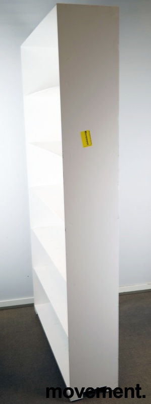 Bokhylle 6H 100x208,5cm Hvit, Brukt - 4 / 5