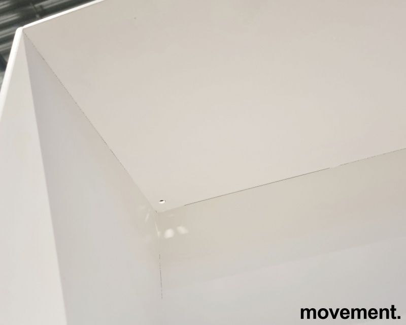 Bokhylle 6H 100x208,5cm Hvit, Brukt