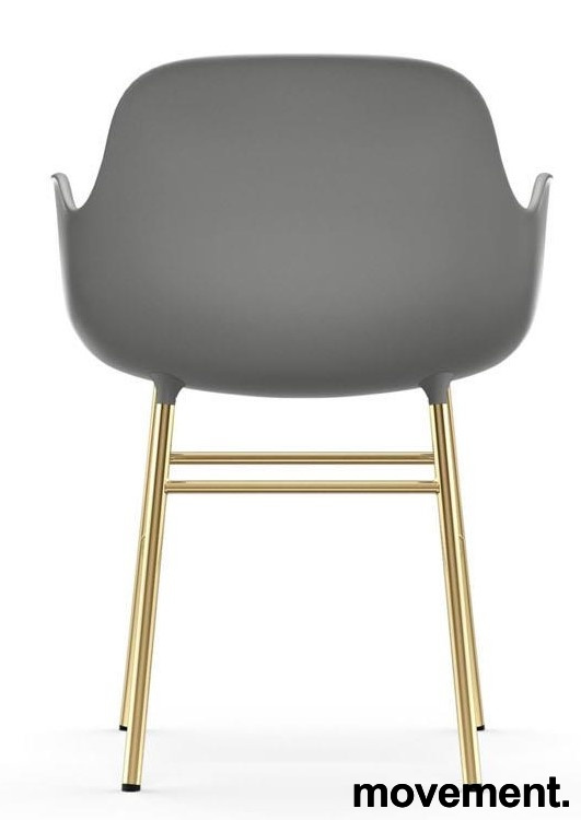 Form Armchair metal Grå plast, ben - 4 / 5