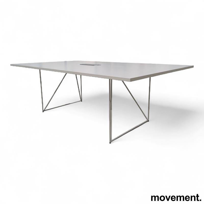 Air møtebord 220x130cm Hvit, Brukt - 2 / 3
