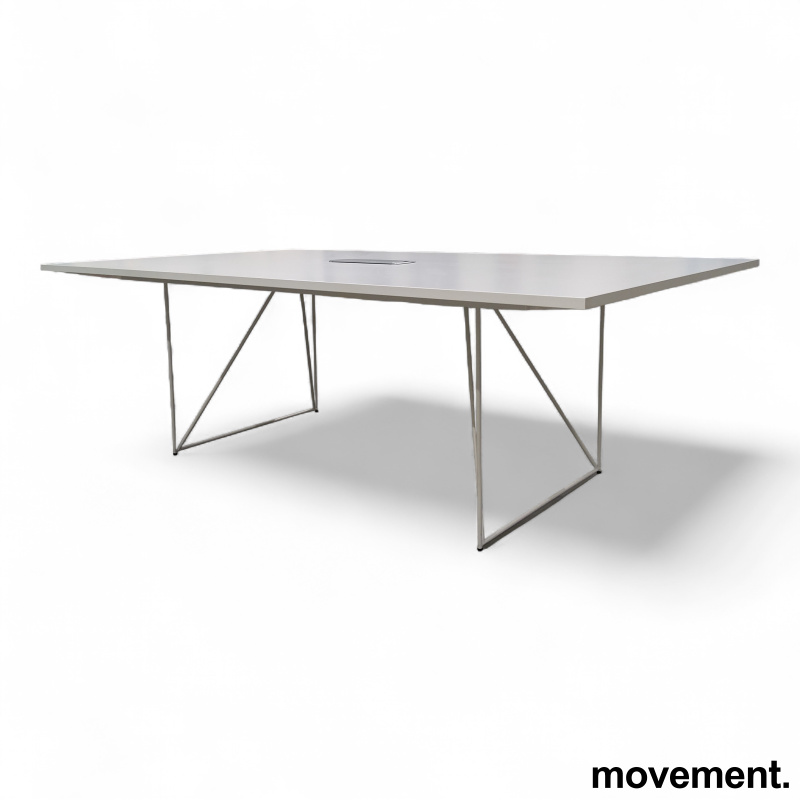Air møtebord 220x130cm Hvit, Brukt - 3 / 3