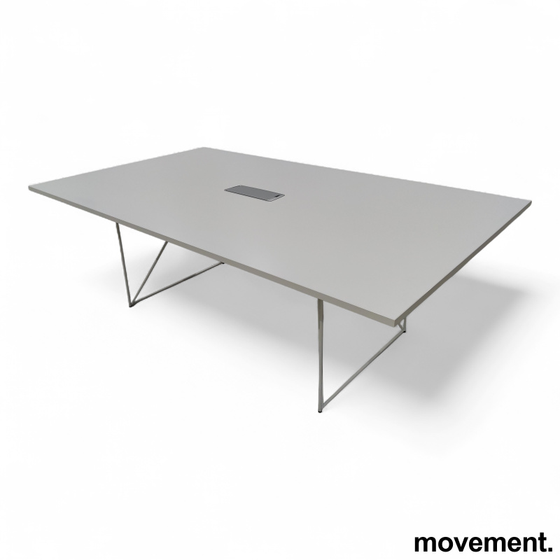 Air møtebord 220x130cm Hvit, Brukt - 1 / 3