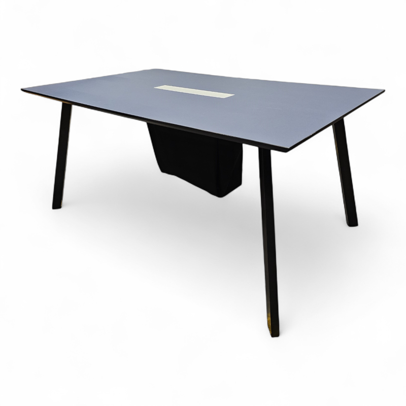 Factor møtebord 160x100cm Blågrå